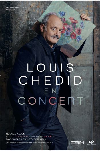 Affiche concert Louis Chedid