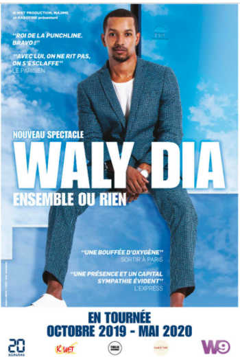affiche spectacle Waly Dia