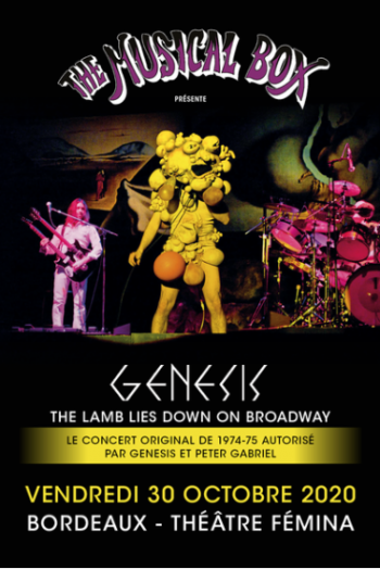 affiche spectacle The musical box