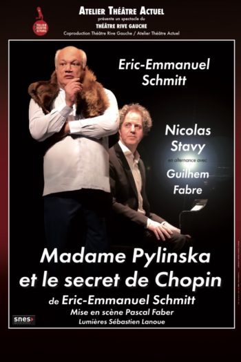 Affiche madame Pylinska et le secret de chopin pièce de théâtre