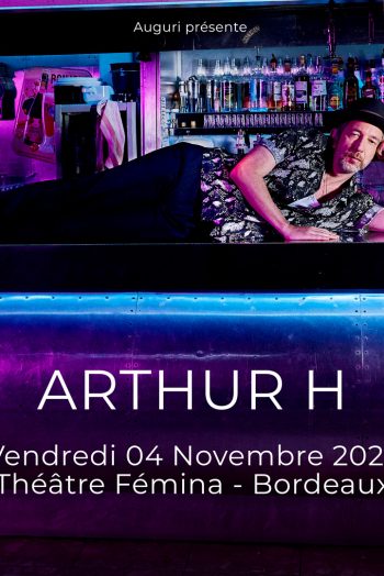 Arthur H affiche spectacle